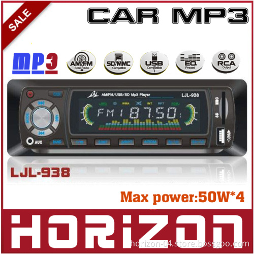 Car Audio LJL-938 CD Quality Compatible CD, MP3 Format, Car MP3 Player